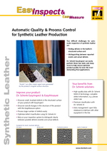 EasyInspect for Inspection of Synthetic Leather